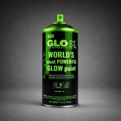 Green Glow in the Dark Spray Paint - Make Christmas Indoor and