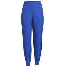Cuddl Duds Womens Joggers Size XS Metro Blue Scrub Anti-Bacterial Healthcare