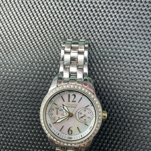 Citizen Eco Drive Mother Of Pearl Dial Women's Watch - Picture 2 of 11