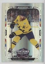 2025 O-Pee-Chee 4 Nations Face-Off Rainbow Foil 170/350 Mattias Ekholm #527 2d8