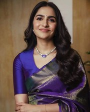 Saree Party Indian Wedding Designer Wear Blouse Sari Bollywood Ethnic Pakistani