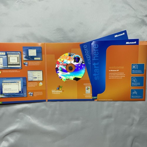 Microsoft Windows XP Professional 2002 CD w/ Product Key & Manual Software Kit - Photo 6/8