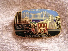 San Francisco R.O.J. Ct 4 Dawson Forbes R/G Awards 1997 Belt Buckle