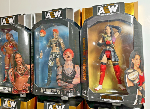 AEW WOMAN WRESTLING ACTION FIGURES LOT OF 10 * WWE TNA NWA NXT WWC IWA AAA CMLL - Picture 10 of 24