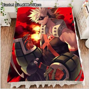 Anime Fleece Blanket Queen My Hero Academia Bakugou ...