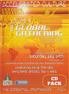 Accelerated Culture - Volume 9 - Global Gathering 2002 - CD Pack