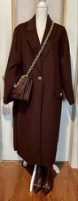 Nwt Brown Wool Blend Coat Size M/l