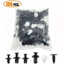 120pcs Car Fastener Retainer Bumper Clips 6 Size Plastic Auto Push Pin Rivet Set