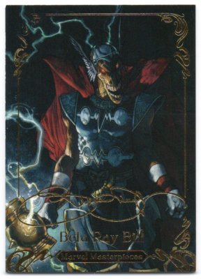 2018 Upper Deck Marvel Masterpieces Gold Foil Tier 1 #28 Beta Ray Bill 1:2.6
