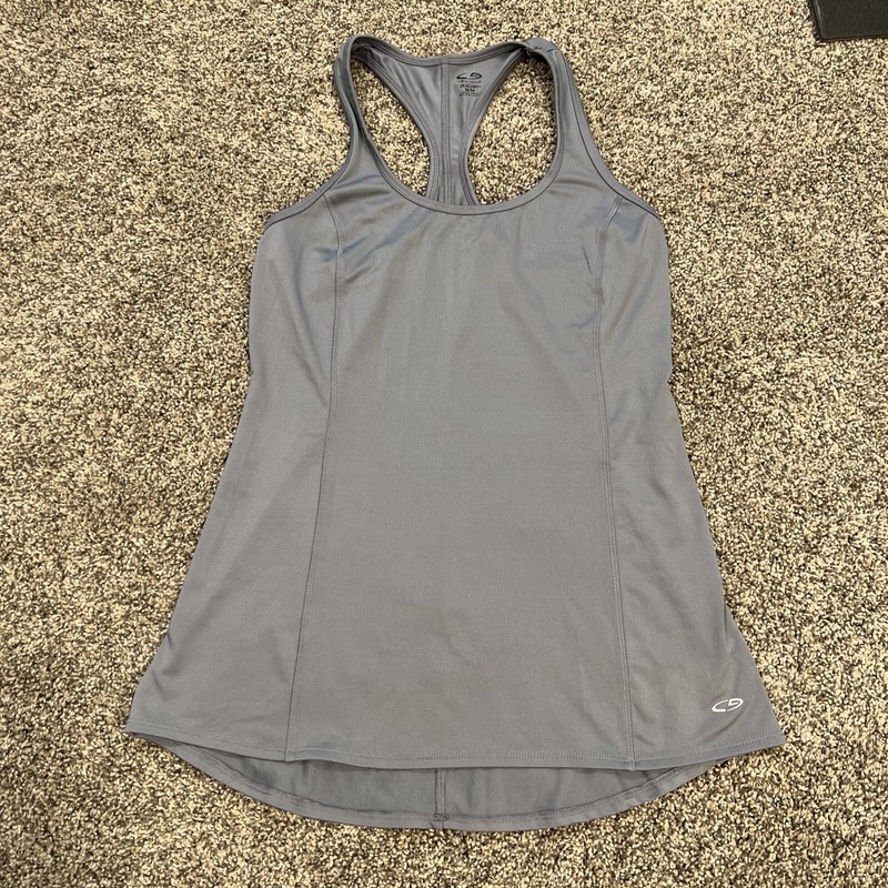 Champion Duo Dry Women’s Racer Back Tank Top Gray M