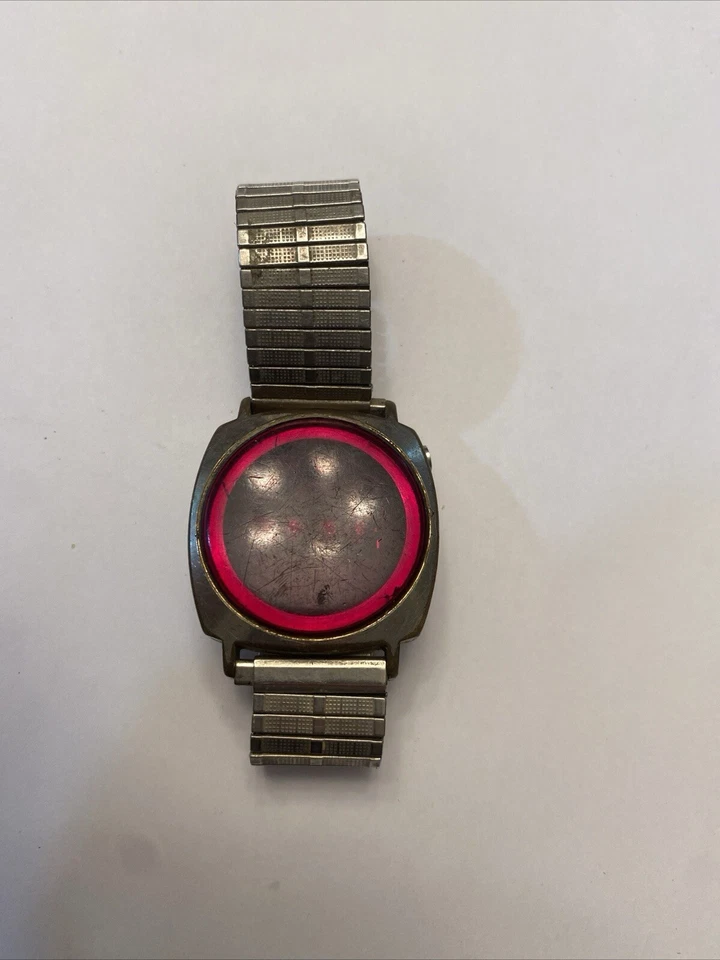 Reloj LED Texas Instruments Modelo 401 Hombre==Piezas/Reparación Foto 3 de 4