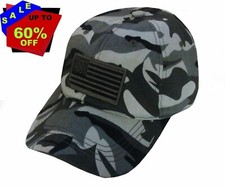 Unisex Hats,Caps - Camouflaged Adult Tactical Stitched USA Cap, nwt, ADJ FIT