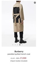 Amazing Burberry Trench Coat Size 10