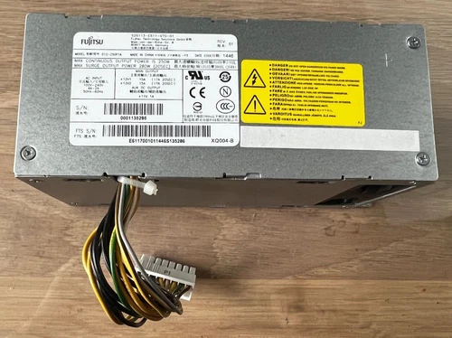 Fujitsu Esprimo Netzteil S26113-E611-V70-01 D12-250PIA PSU 16 PIN 250W-280W #