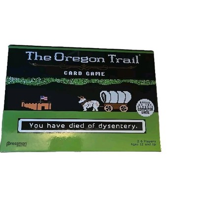The Oregon Trail Card Game - by Pressman 2-6 Players Ages 12 +