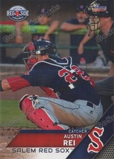2017 Salem Red Sox Austin Rei RC Rookie Boston