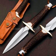 Custom Made Hand Forged Spring Steel Randall Model 2 Replica Daggers w/5'' Blade