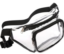 Clear Fanny Pack Men/Women Waist Pouch Belt Bag Outdoor Sports Stadium Security