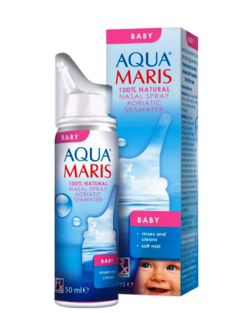AQUA MARIS BABY NASAL SPRAY For Nasal Hygiene 50ML