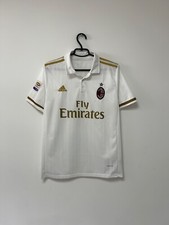 Vintage Milan 2016 2017 Away Football Shirt Jersey Maglia Adidas Mens sz S