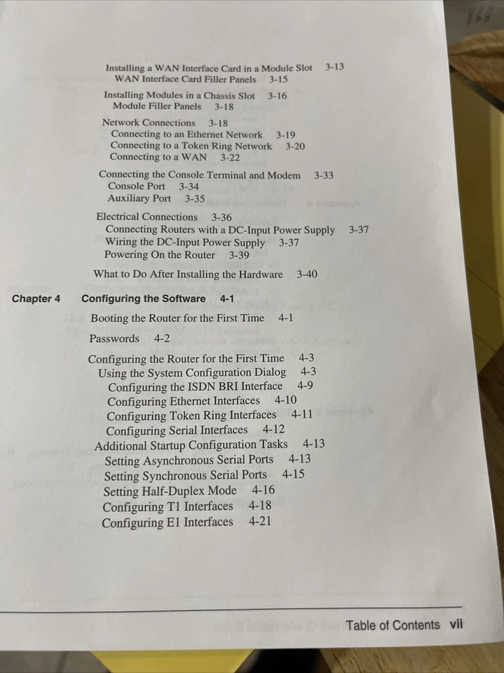 Cisco  3620 Router Installation and Configuration Guide Book - Image 4 of 4