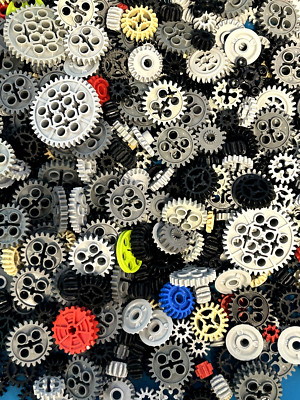 Lego Bulk Lot of 10 Assorted Technic Gears 