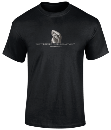T-shirt Taylor Swift Tortured Poets Department S-5XL Eras Midnights muzyka pop - Zdjęcie 1 z 9