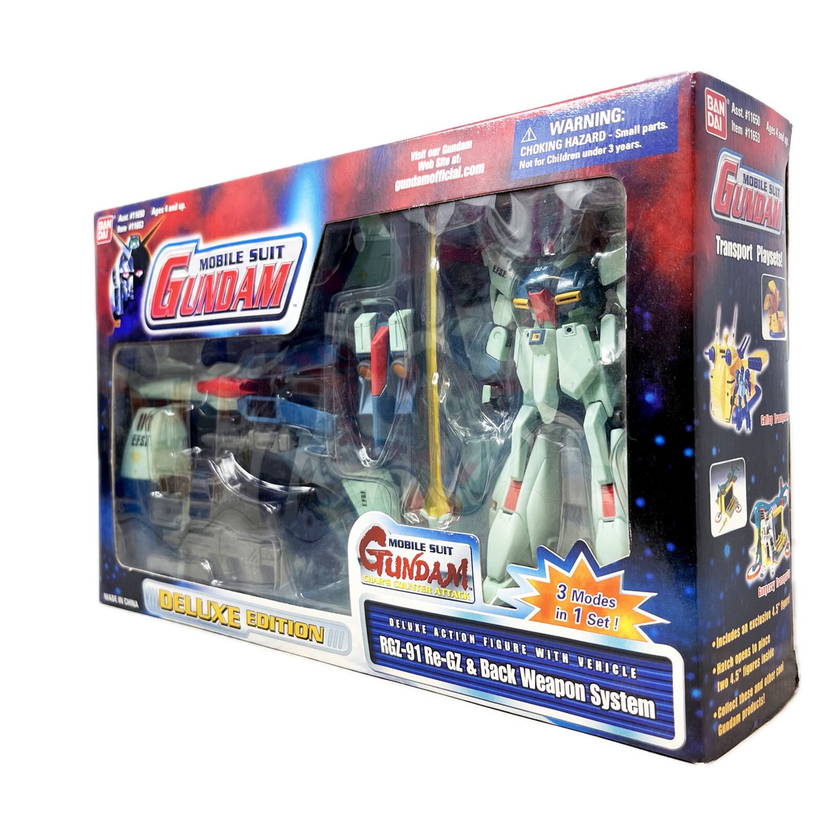 Bandai Gundam Char's Count Attack RGZ-91 Re-GZ Back Weapon System