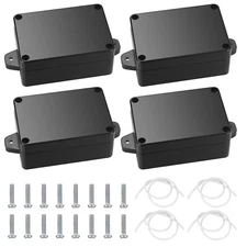 4X Project Junction Box Waterproof Electrical Enclosure Fixed Ear 3.9"x2.7"x1.6"