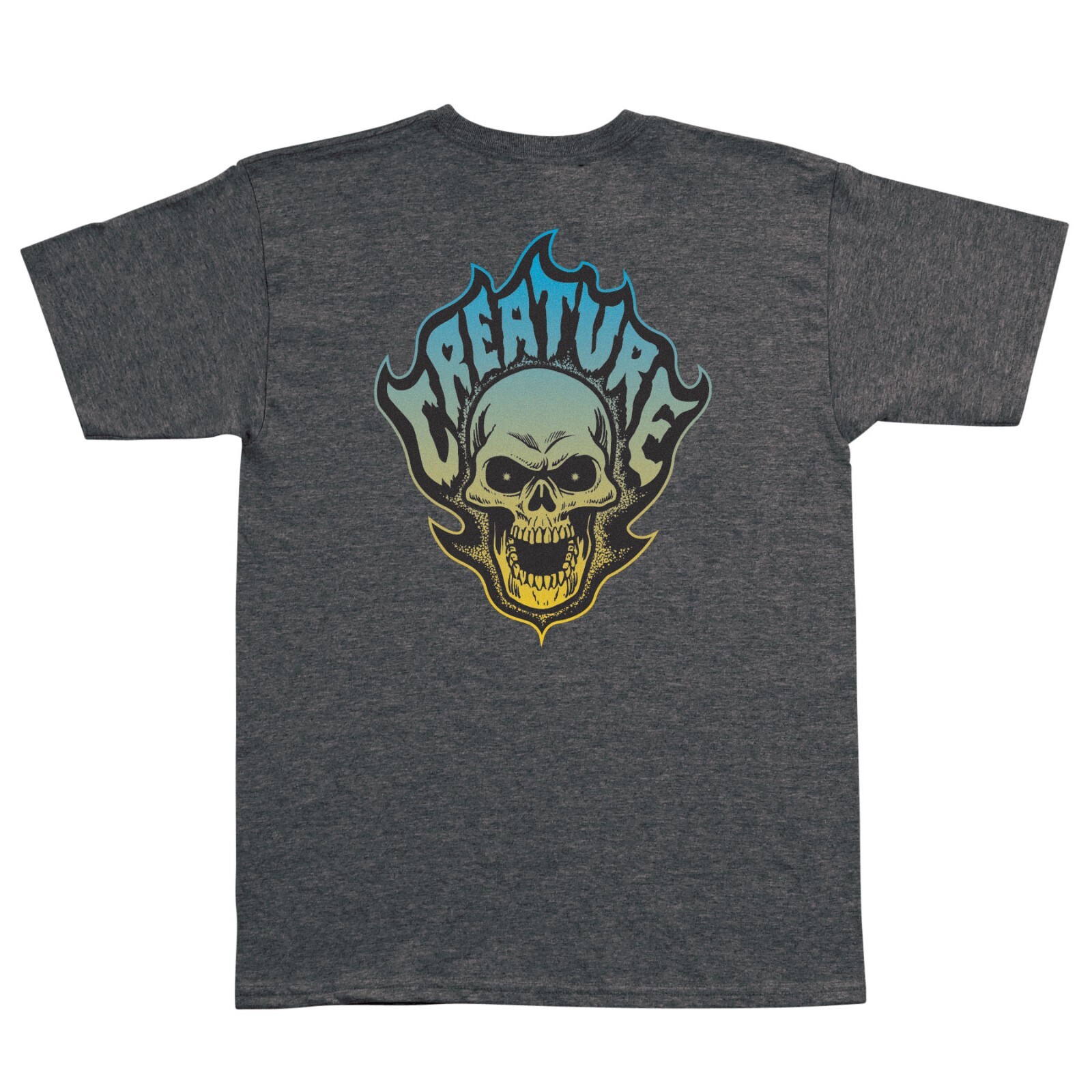 S Bonehead Flame T-shirt Dark Heather