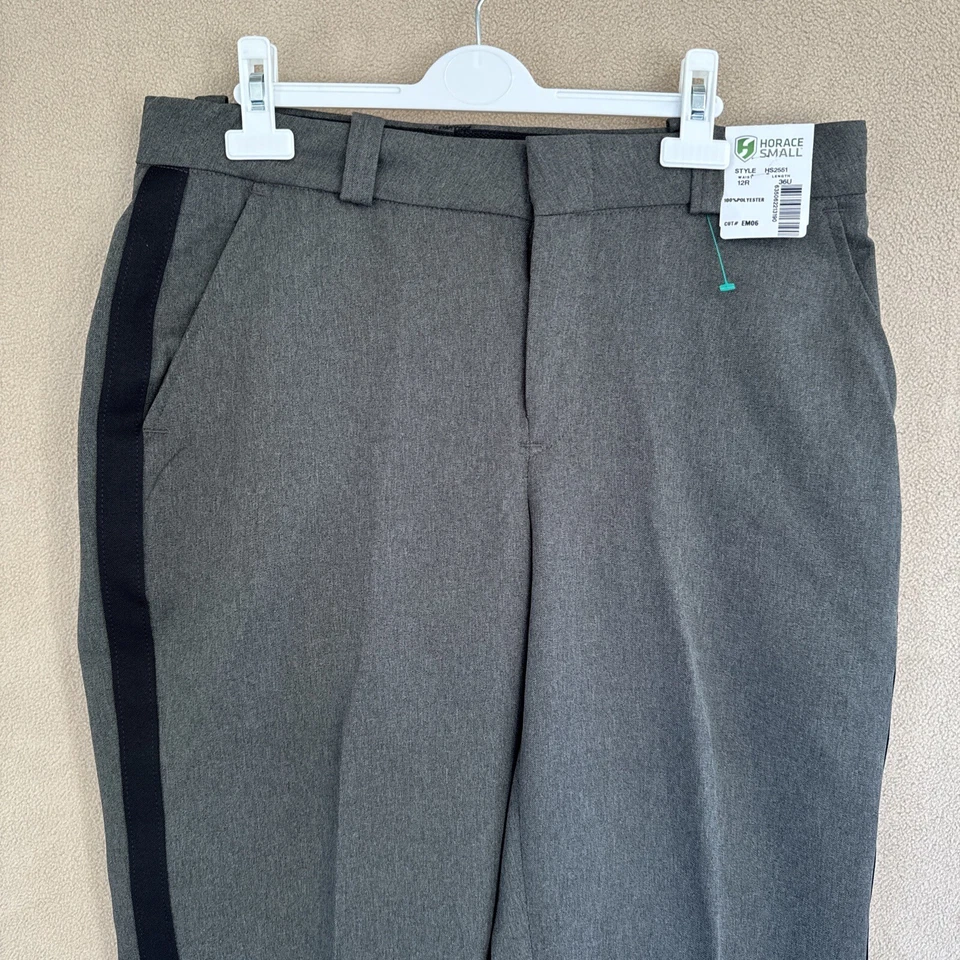 Horace Small Cool Flew Women's Pants Gray Black Stripe 12R Length 36U NWT HS2551 - Image 4 of 4