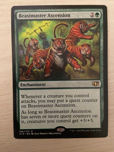 MTG - Magic the Gathering - Beastmaster Ascension - Commander 2014 - Near Mint
