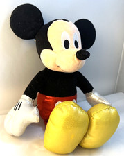 TY Mickey Mouse RED SPARKLE Disney Plush Animal Toy 14 inch