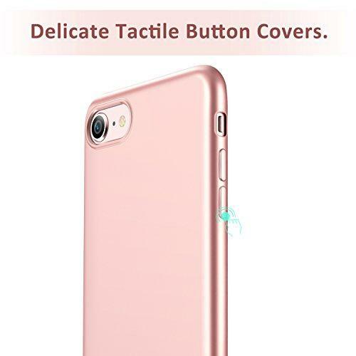 Custodia ESR leggera sottile protezione liquida per Apple iPhone 7 8 SE 2020 oro rosa - Foto 2 di 4