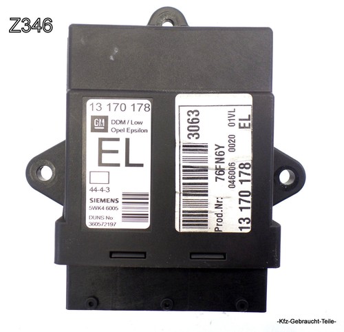 Opel Vectra C Caravan 2.2 Steuergerät 13170178 EL