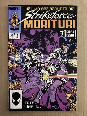Strikeforce Morituri #1 1986 First Printing Original Marvel Comic Book