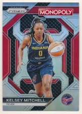KELSEY MITCHELL 2024 PANINI PRIZM MONOPOLY WNBA #28 SILVER PRIZMS FEVER MINT SP