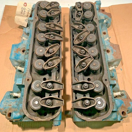 Pair of OEM 197374 Pontiac 400455, 4X4H Cylinder Heads 4X4H (I103