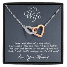 To My Wife Necklace, Gift For Wife, Wife Birthday Gift, Gifts For Her