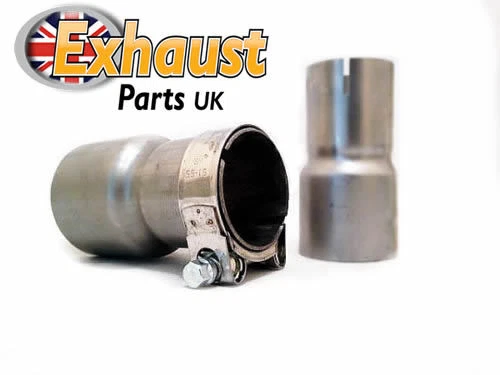 Custom Bike Motorbike Link Stainless Exhaust Connector Pipe Tube with 2 T Bolts