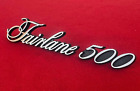 <!--F#f_0-->GENUINE FORD ZC ZD FAIRLANE 500 GLOVE BOX LID BADGE PAIR<!--F/-->
