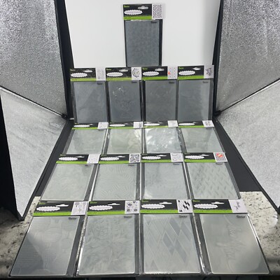 Lot of 17 - Darice Embossing Essentials Folders - New Un Package - Never Used
