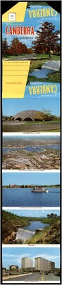 Vintage Foldout Postcard - Canberra, A.C.T.