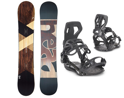 HEAD Transit 159 Snowboard Set Herren All Mountain Board inkl FASTEC Bindung NEU