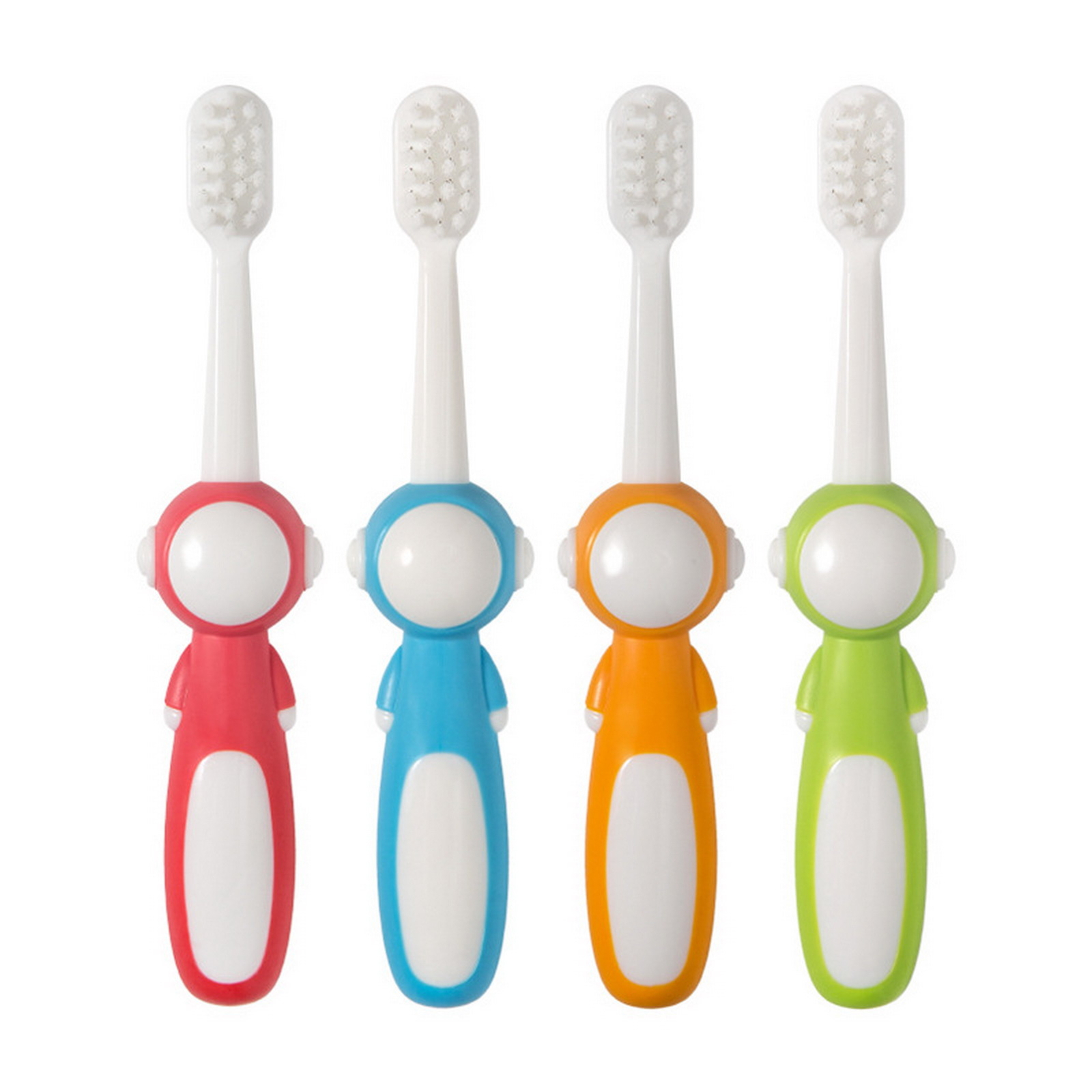 8pcs/set Tooth Brushes Manual Teeth Cleaning Cartoon Baby Toothbrushes