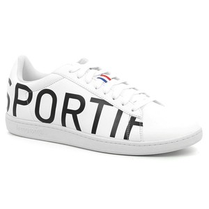 Scarpe Le Coq Sportif 1910029 Courtset Big Logo Optical White Black Uomo Special | eBay