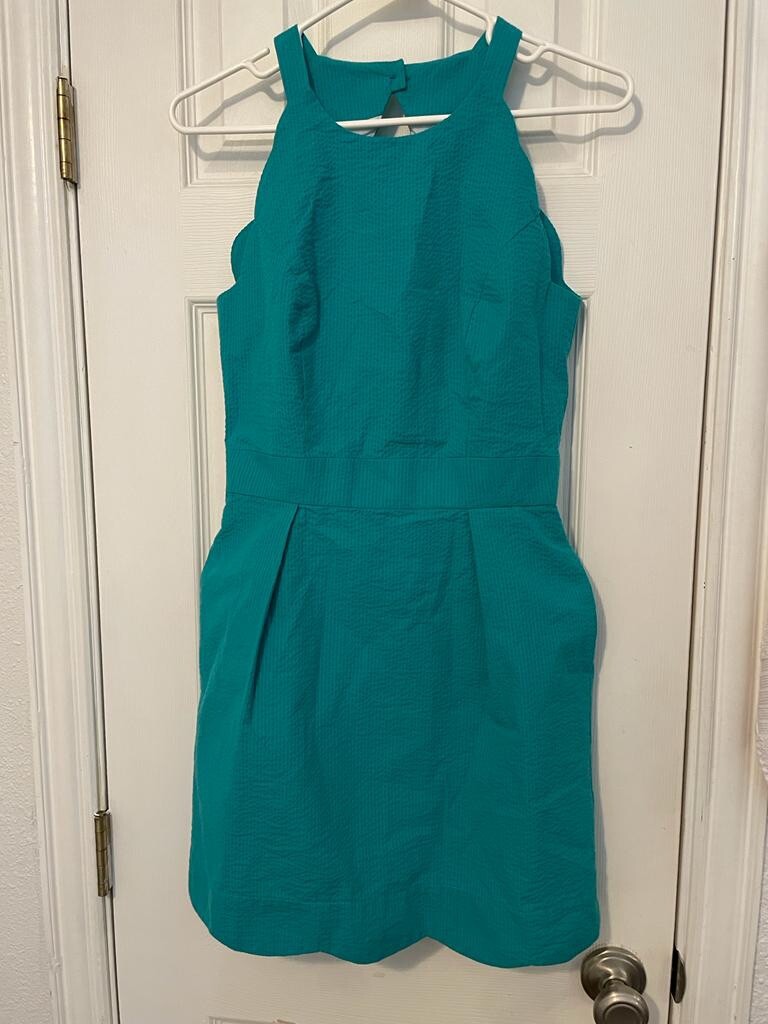 Lauren James The Landry Seersucker Dress Size Small Gem