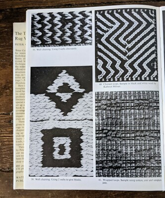 Rug Weaving Techniques 手織り本 Rug Weaving Techniques 手織り本 Rug Weaving Techniques