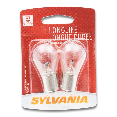 Sylvania Long Life - 2 Pack - 1141LL Light Bulb Brake Turn Signal Center by