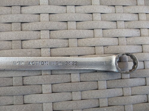 *AKTION USA 11/16 ZOLL KOMBI-RINGSCHLÜSSEL/MAULSCHLÜSSEL USA A163 - Bild 3 von 9